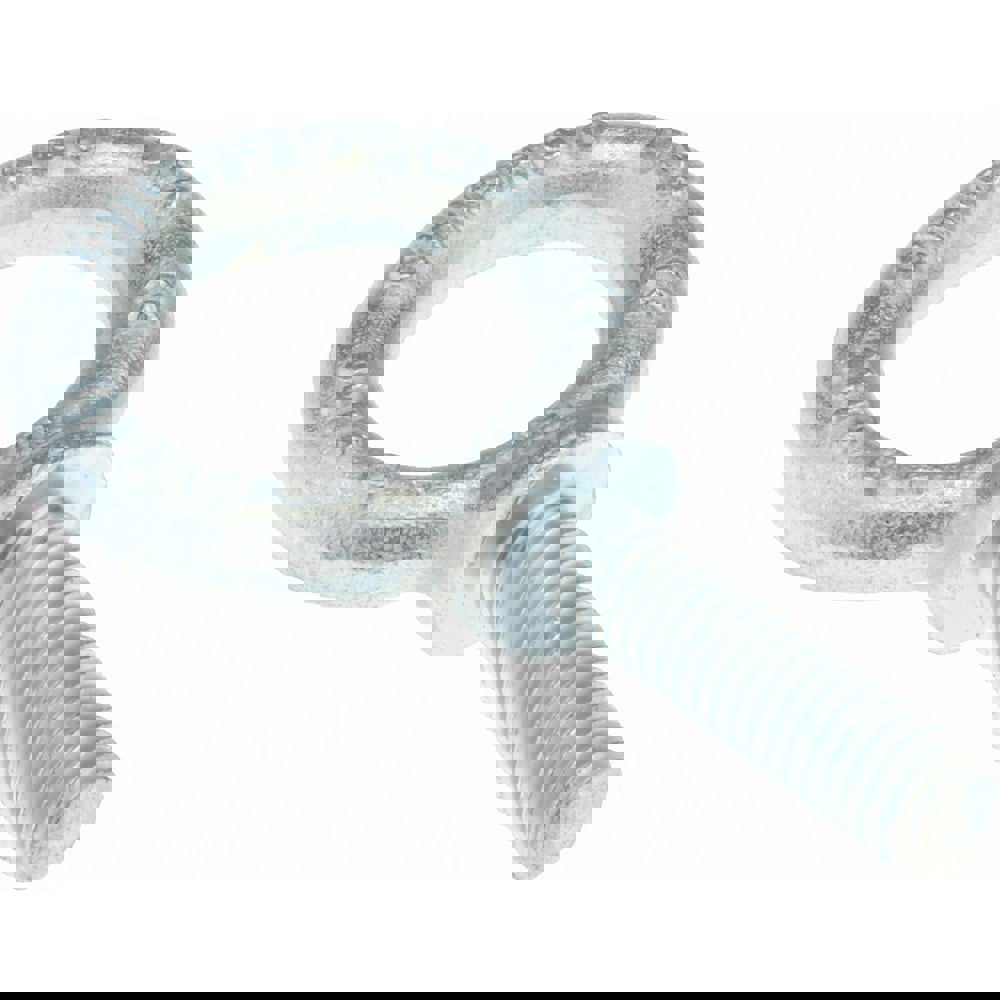 Fixed Lifting Eye Bolt: With Shoulder, 900 lb Capacity, 5/16-18 Thread, Grade C-1035 Forged Steel